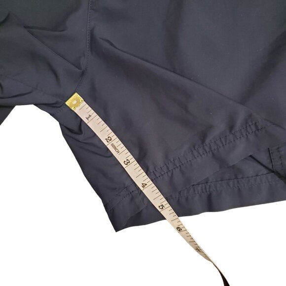 Nike Athletic Shorts Womens Size Medium Navy Blue Drawstring Waist Side Pockets - Picture 6 of 10